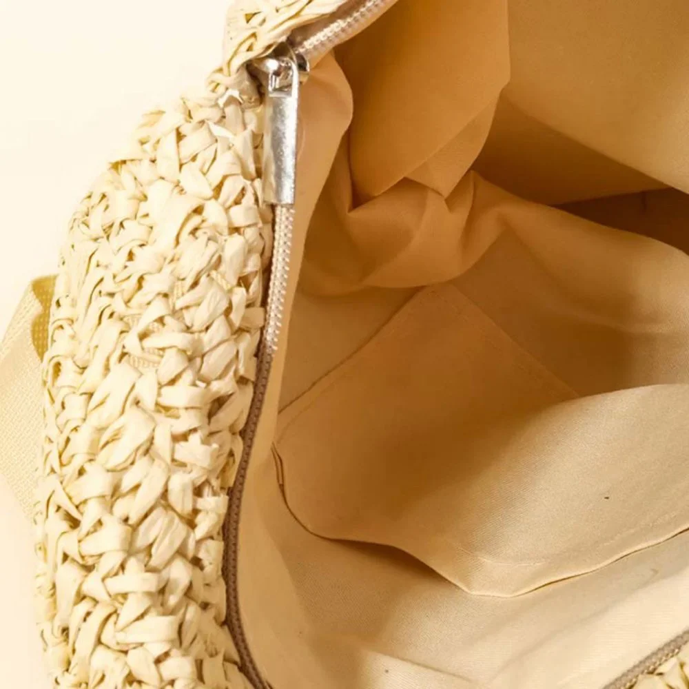 NWT Pacific Coast Striped Raffia Retreat Backpack - Picture 6 of 9